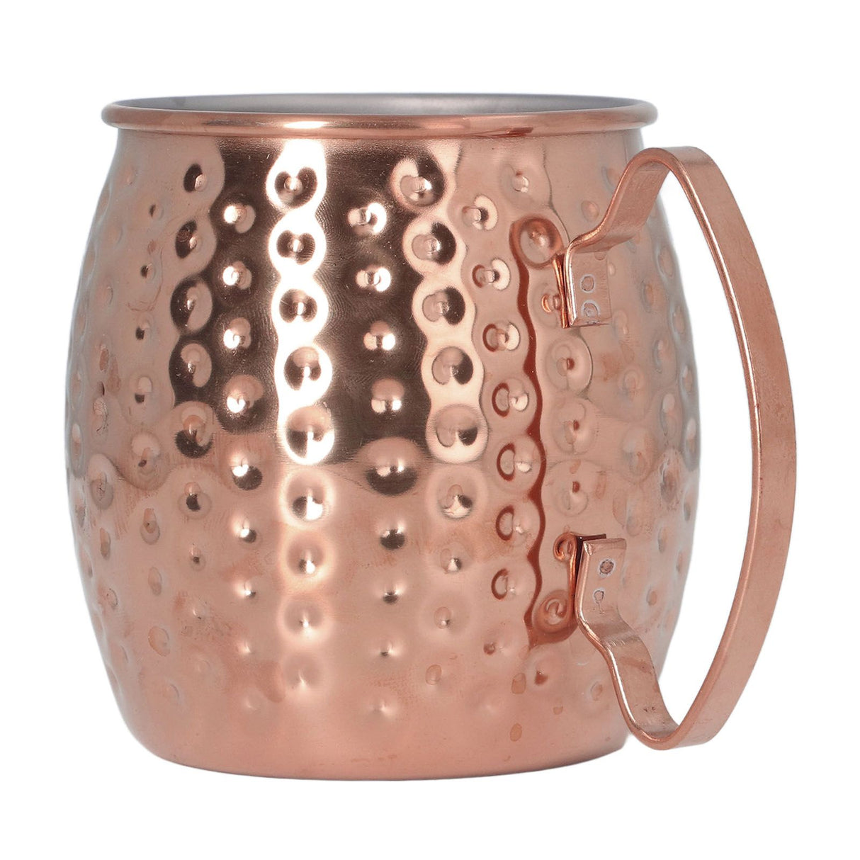 Moscow Mule Mug Exquisite 304 Stainless Steel 500ml Large Capacity Cocktail Mug for Bars Hotels Restaurants Rose Gold