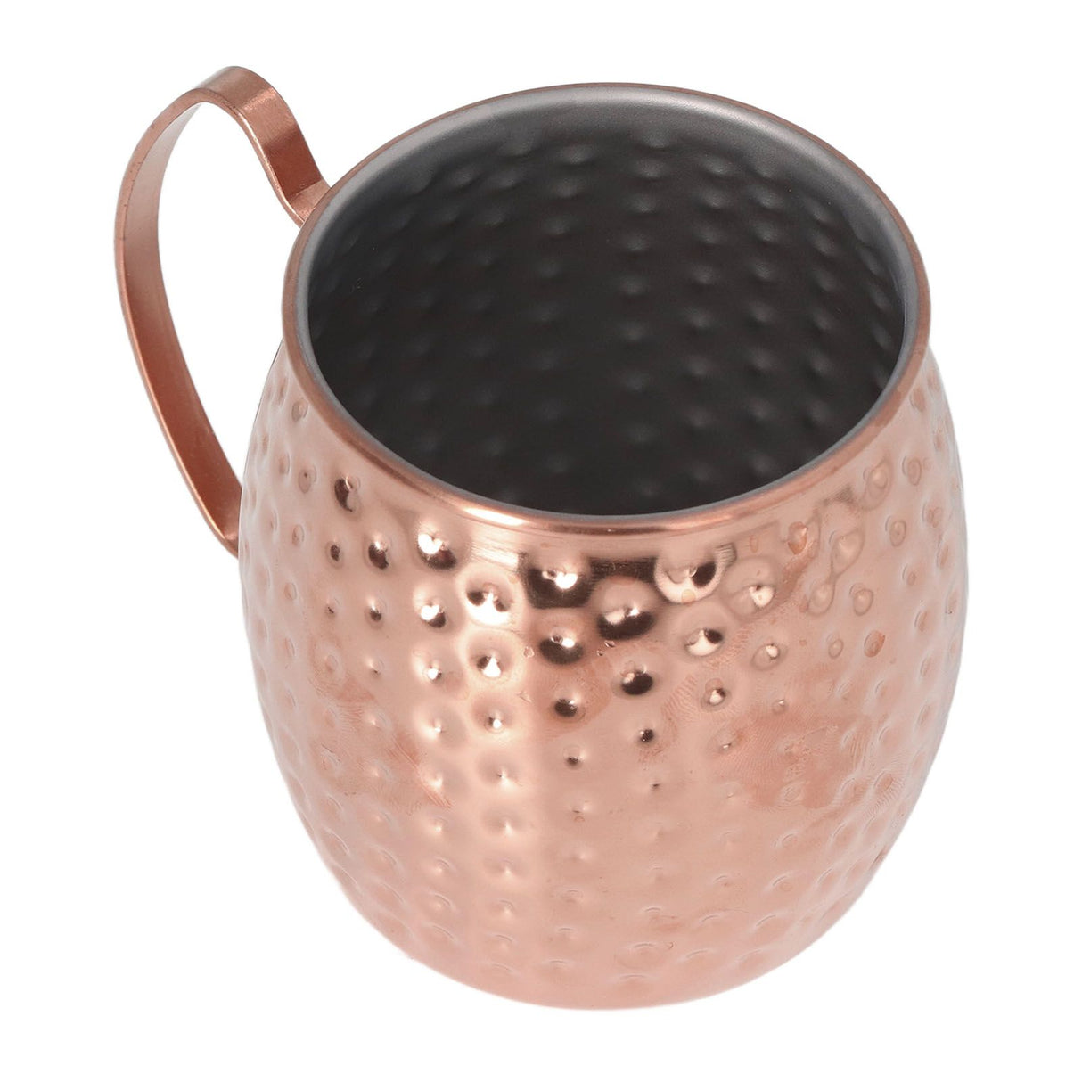 Moscow Mule Mug Exquisite 304 Stainless Steel 500ml Large Capacity Cocktail Mug for Bars Hotels Restaurants Rose Gold