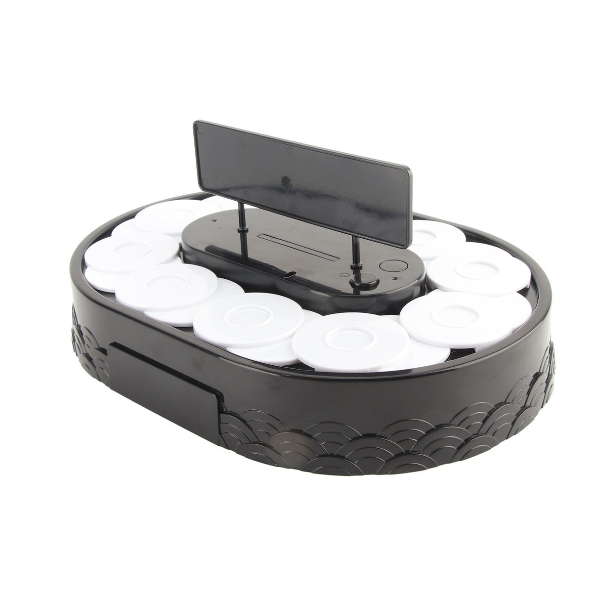 Rotary Sushi Machine Automatic Rotating Table Display Stand Swing Tray Turntable for Sushi Dessert Cupcake Sushi