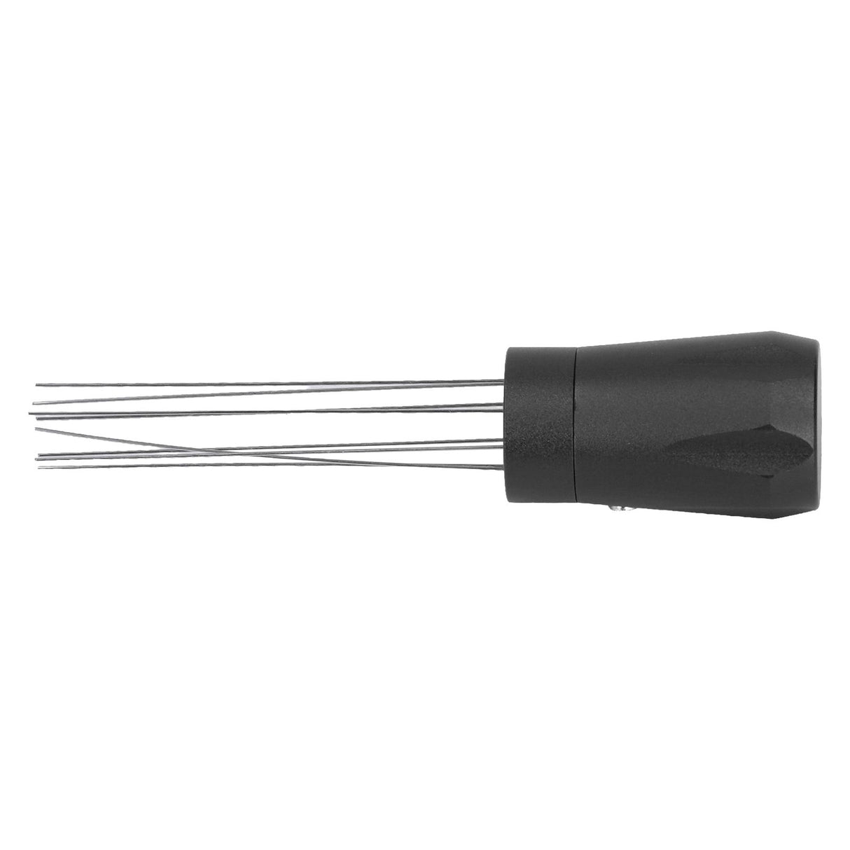 Coffee Distribution Tool Stainless Steel Aluminum Alloy Ergonomic Handle Easy Cleaning Coffee Tool for Cafe Black with Magnet
