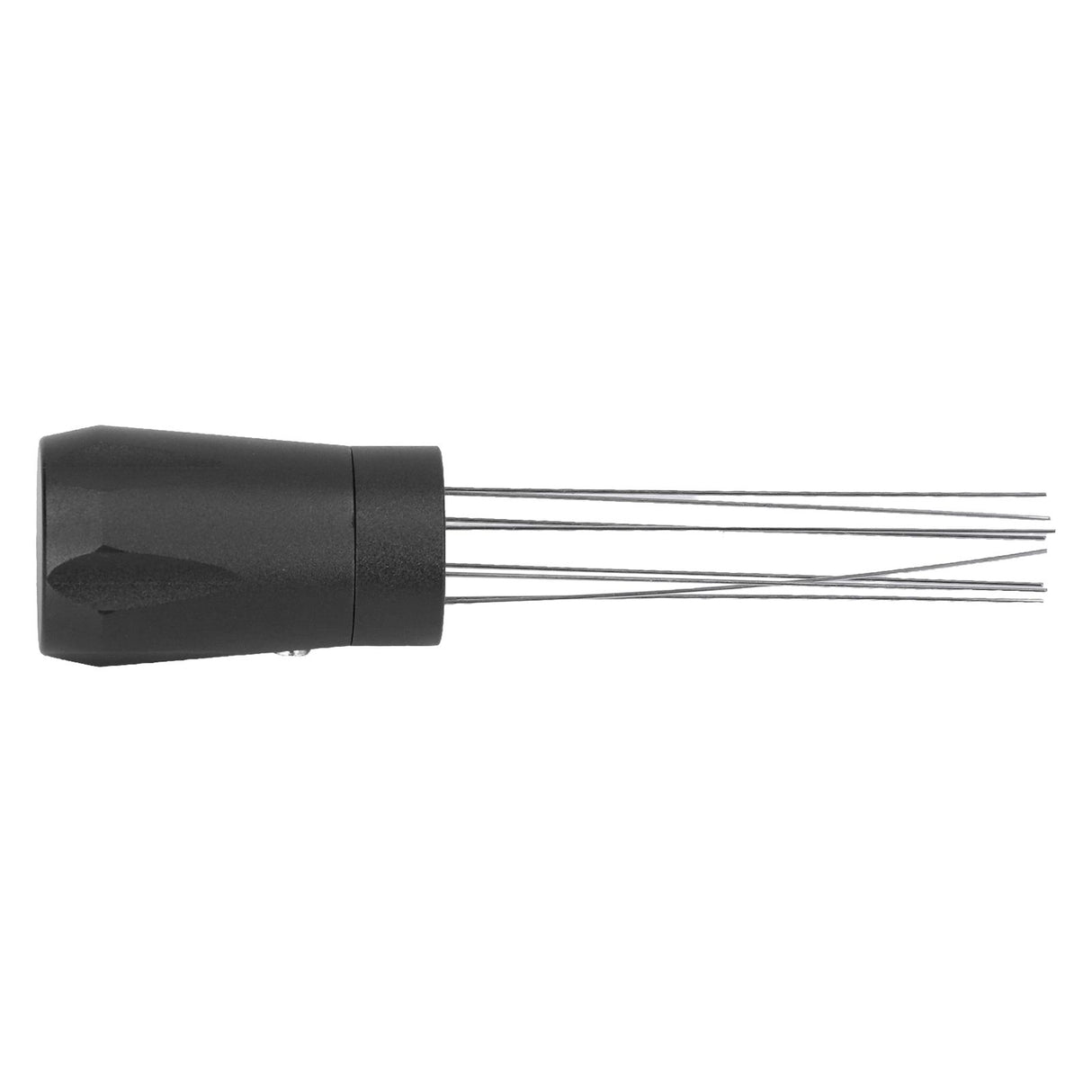 Coffee Distribution Tool Stainless Steel Aluminum Alloy Ergonomic Handle Easy Cleaning Coffee Tool for Cafe Black with Magnet
