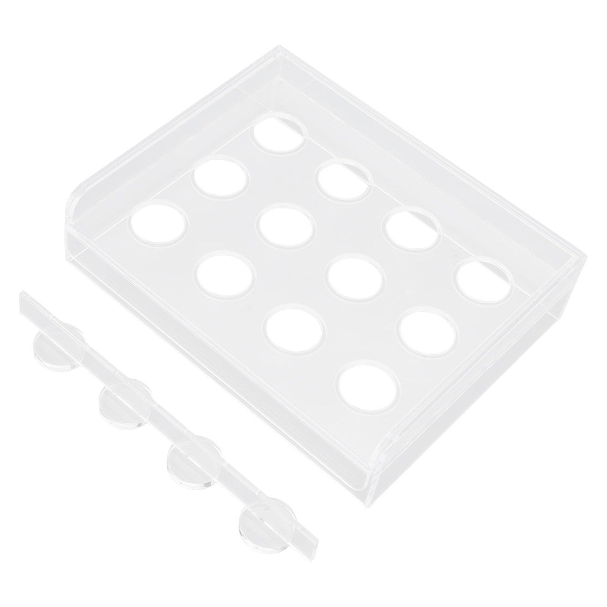 12 Holes Manual Coffee Capsules Filling Board Reusable Coffee Capsule Holder Rack with Coffee Tamper