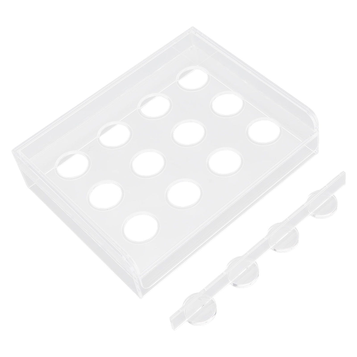 12 Holes Manual Coffee Capsules Filling Board Reusable Coffee Capsule Holder Rack with Coffee Tamper