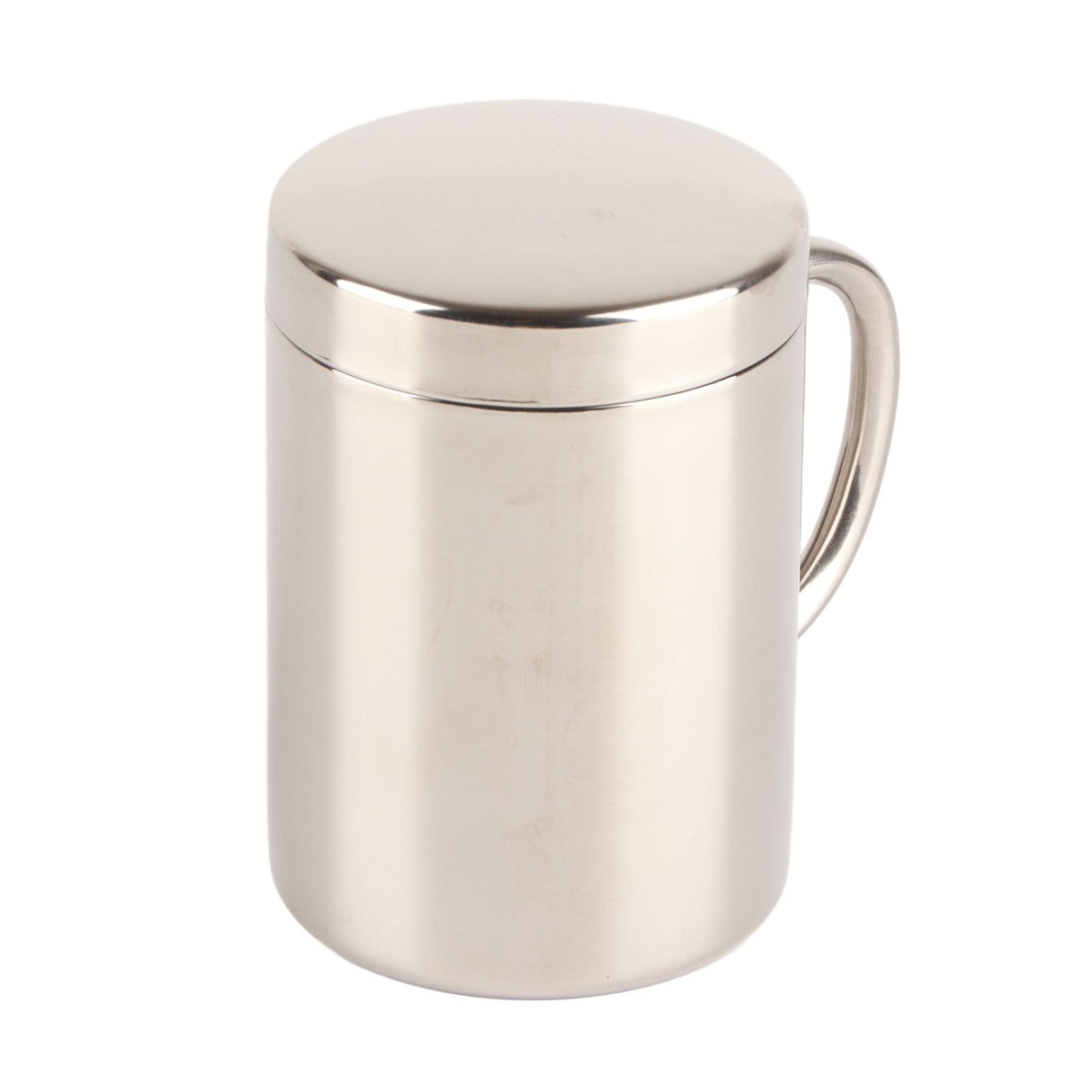 Stainless Steel Coffee Mug Minimalist Fashionable Large Capacity Coffee Cup with Lid for Home 400ml