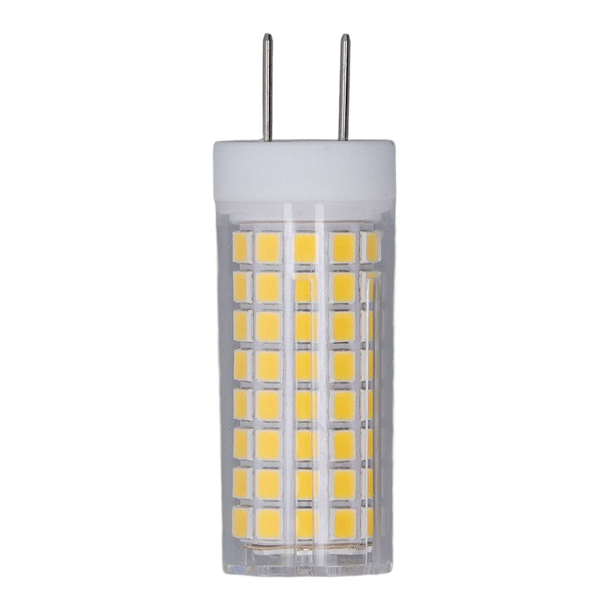 2Pcs LED Corn Bulb Natural Light Ceramic G8 102LED 10W Dimmable LED Corn Bulb for Hanging Lamps Suction Lamps AC100‑120V