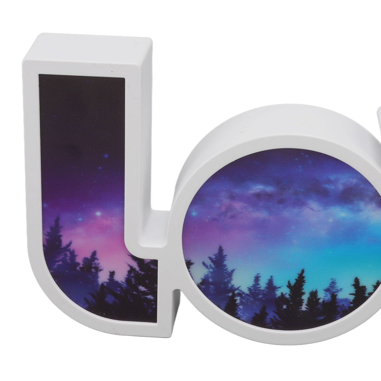 Love Letter Light LED USB and Battery Power Supply White Light Love Sign Decorations Light for Birthday Festival Forest