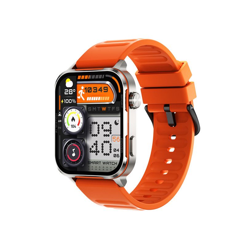 AI-WATCH2 Full Touch Screen Smart Fitness Watch for Men Women,orange
