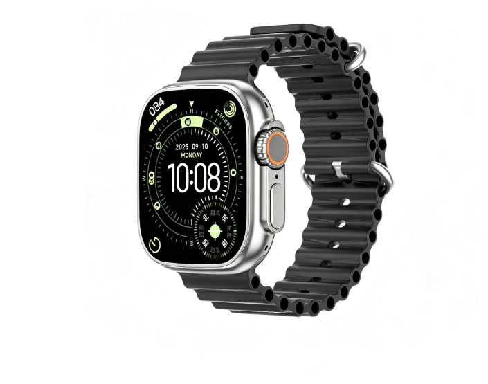 DT Ultra 4 Smart Watch Full Touch Screen Fitness Tracker for Men Women,black