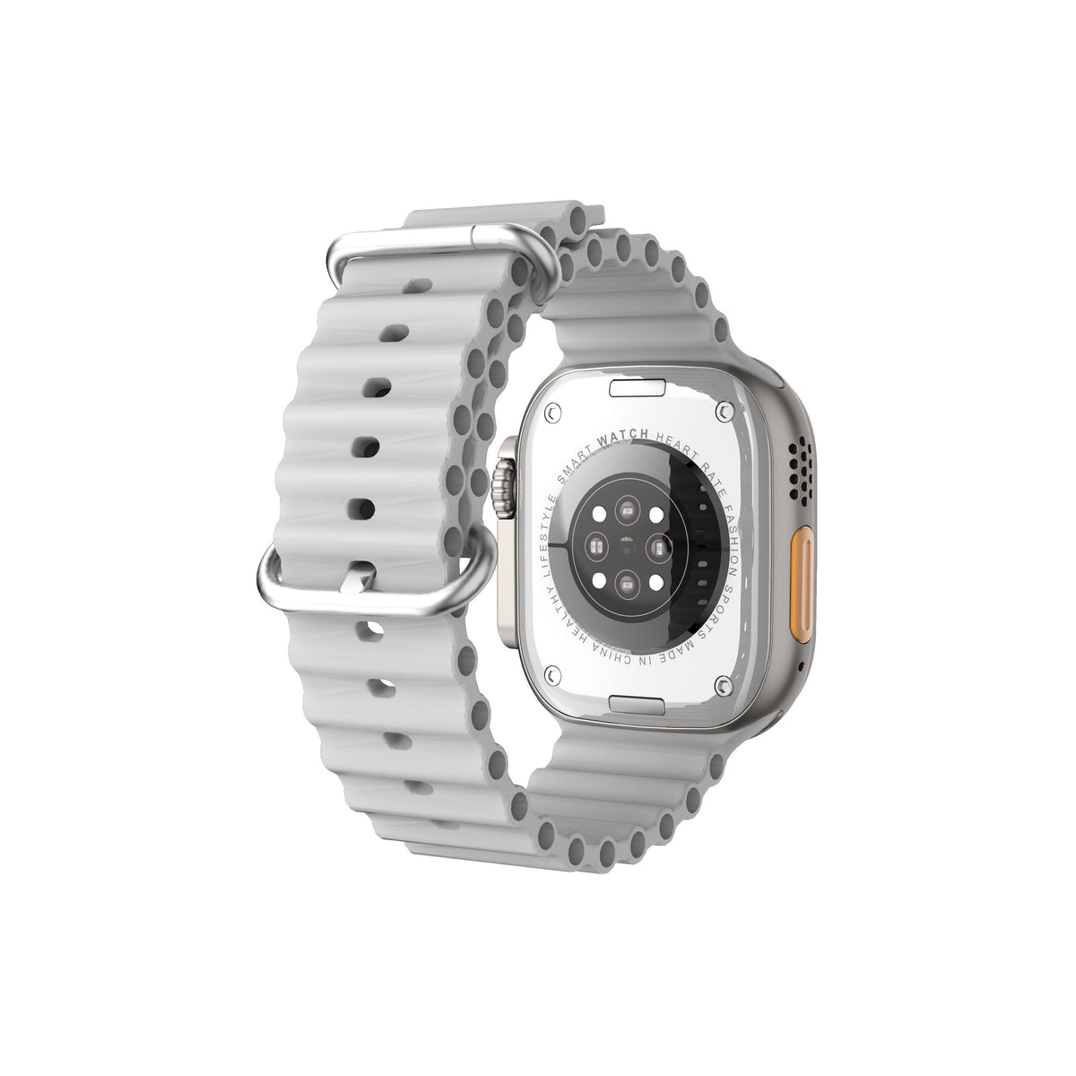 DT Ultra 4 Smart Watch Full Touch Screen Fitness Tracker for Men Women,White