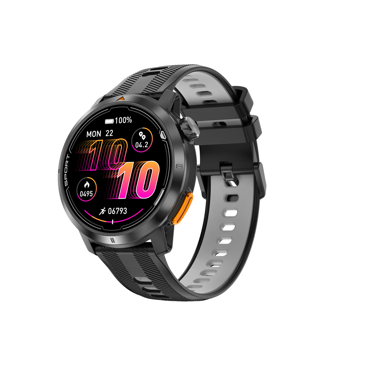 DTG9 Fitness Smart Watch, Waterproof Sports Watch,Black