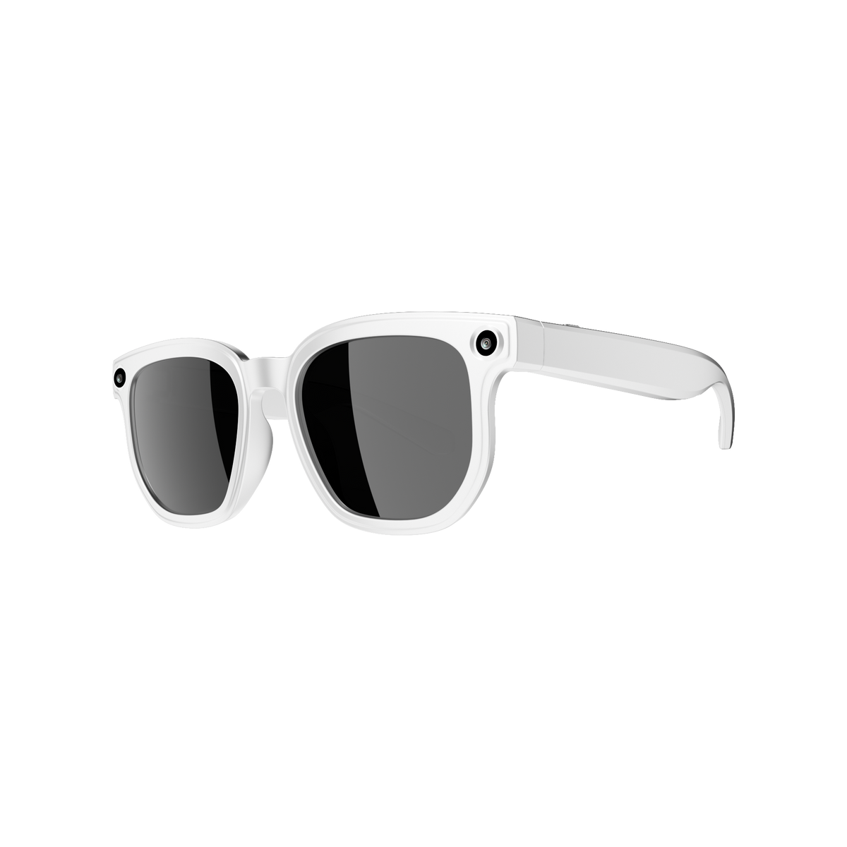Dth03 AI Smart Sunglasses, UV400 Protection Bluetooth Call Audio Glasses,white