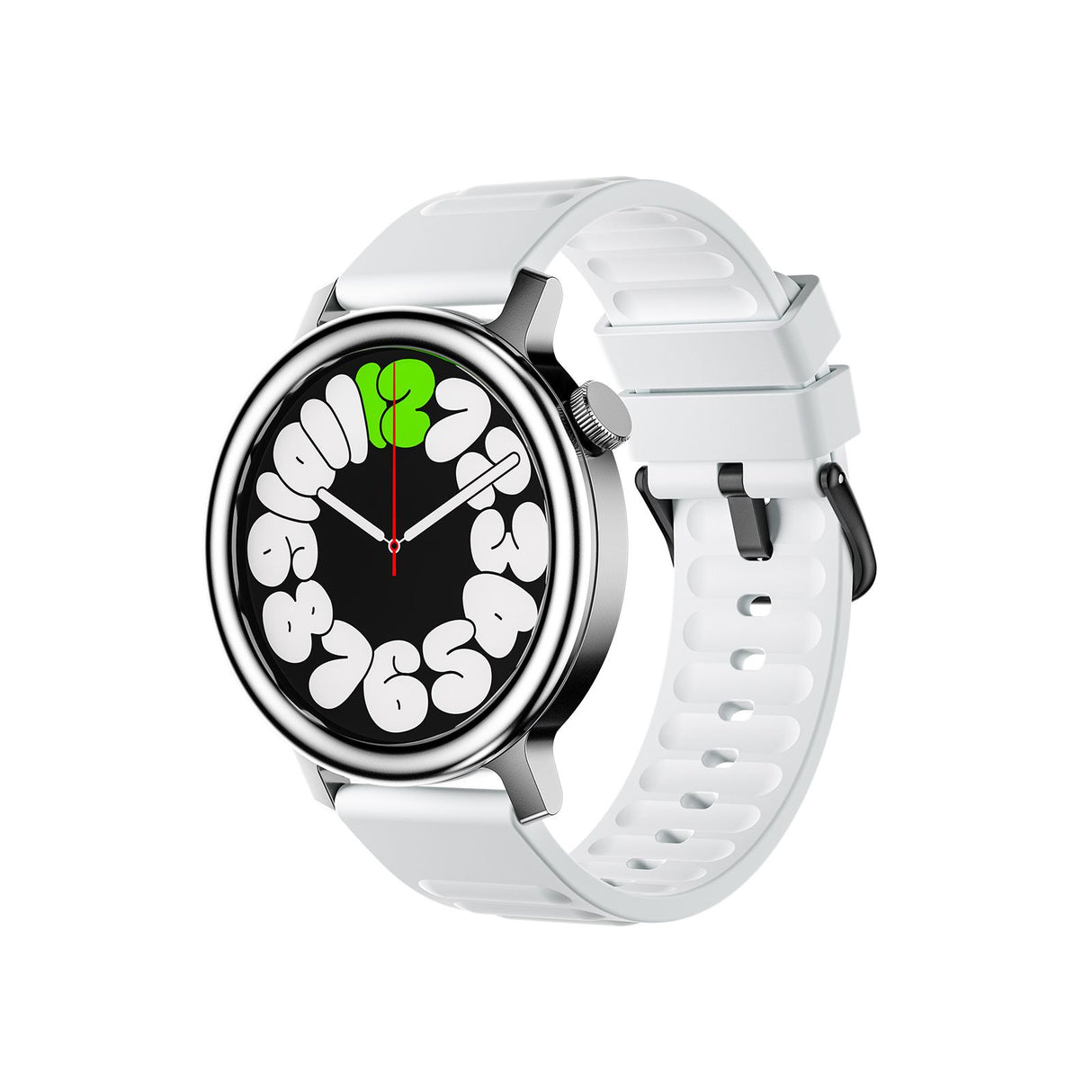GTR15 Bluetooth Call Smart Watch 1.43 Inch Screen Waterproof Fitness Tracker,Silver
