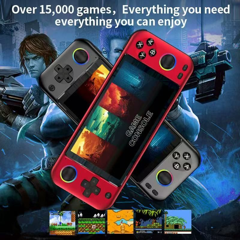 R900 Pocket Handheld Retro Game Console,black