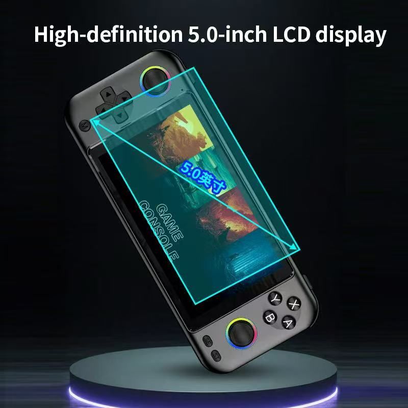 R900 Pocket Handheld Retro Game Console,blue