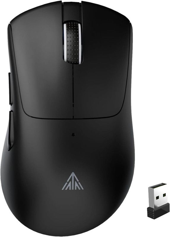 SOLAKAKA SM805 Tri-Mode Lightweight Wireless Gaming Mouse, 24000 DPI with Two Side Buttons,black