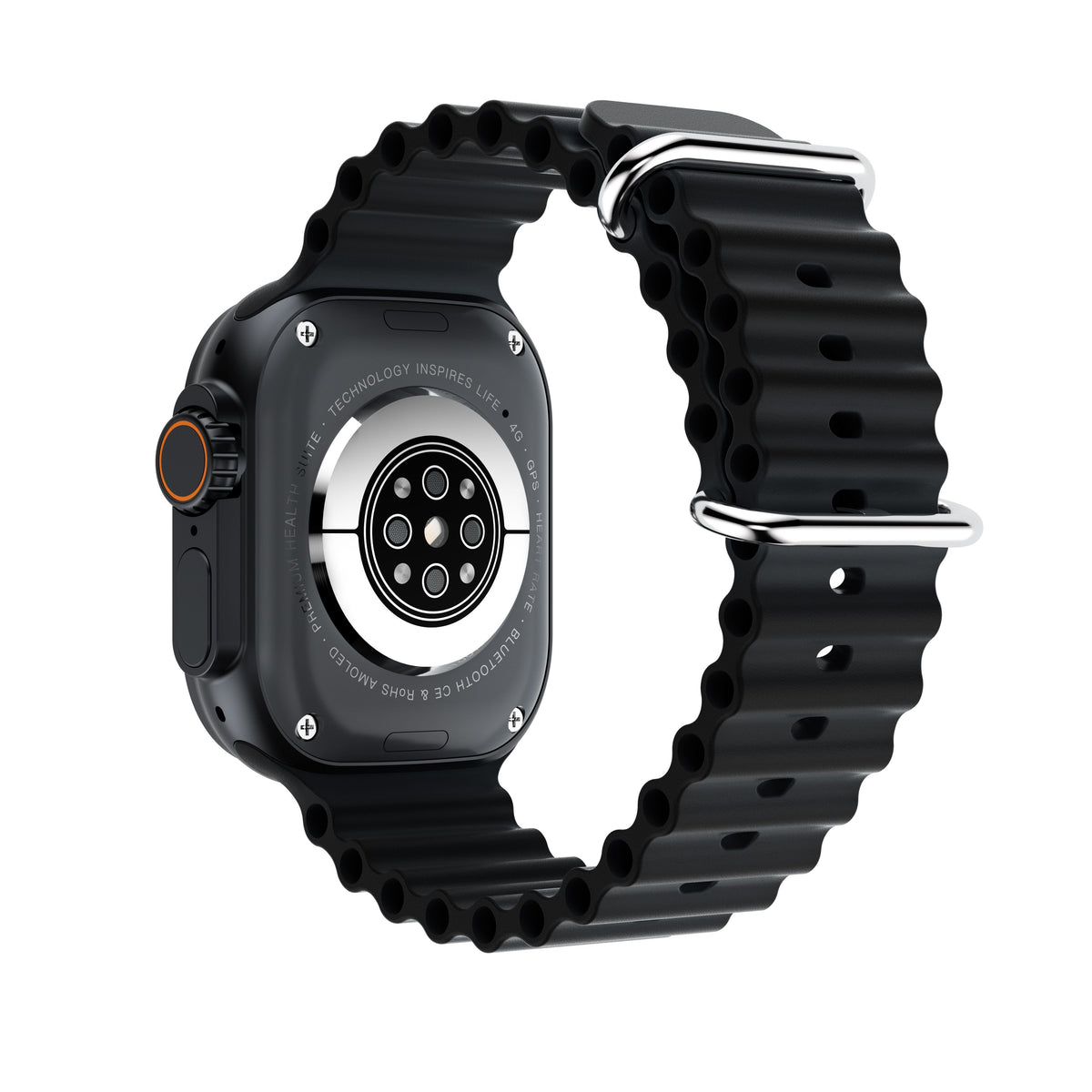UltraAi3 5G Smart Watch, Retractable Rotating Camera,black