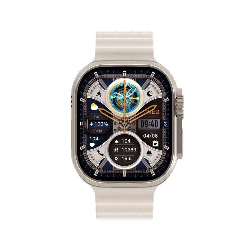 UltraAi3 5G Smart Watch, Retractable Rotating Camera,silver