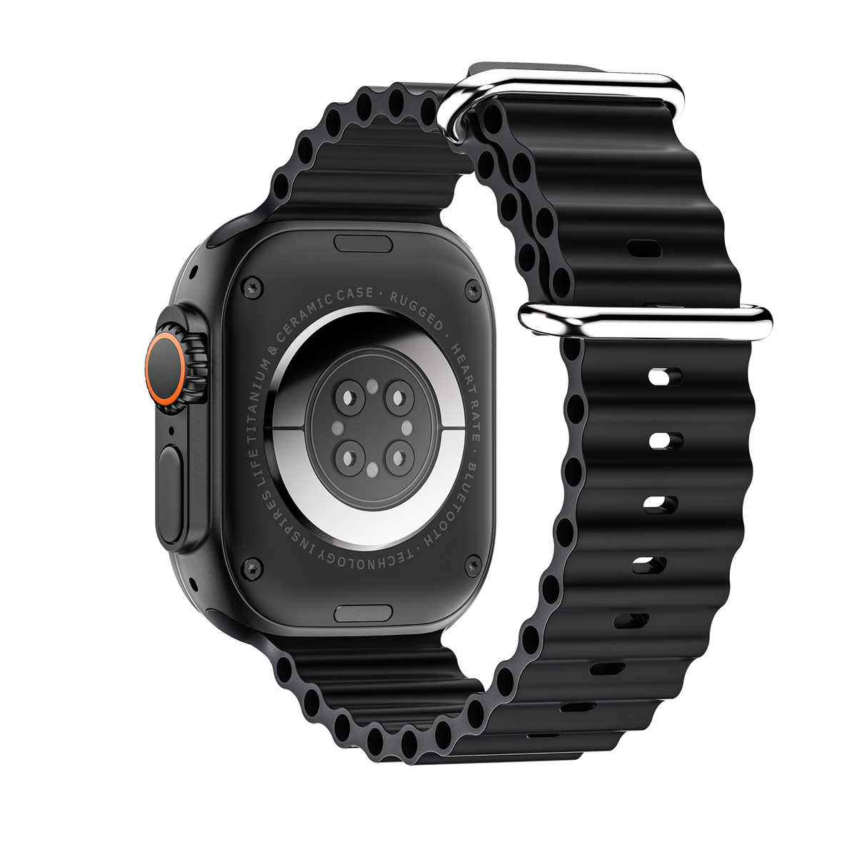 DT Ultra5pro Smart Watch, Full Touch Fitness Watch for Men Women,Black