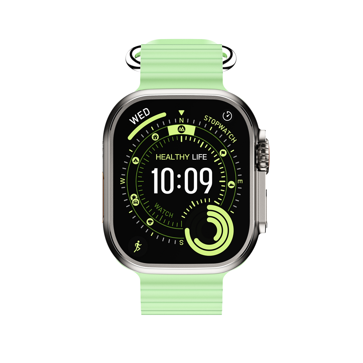 DT Ultra5pro Smart Watch, Full Touch Fitness Watch for Men Women,green