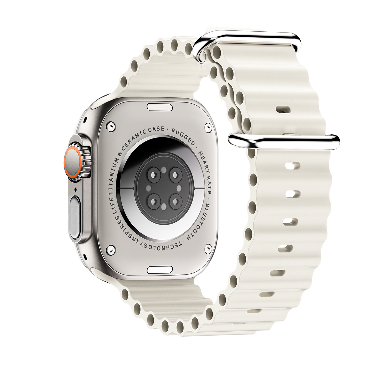 DT Ultra5pro Smart Watch, Full Touch Fitness Watch for Men Women,Silver