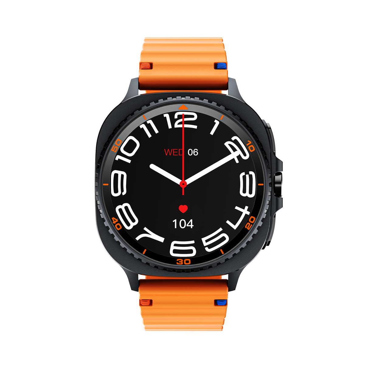 Watch8Classic-MA33 Fitness Smartwatch Bluetooth Call Waterproof Health Tracker for iPhone Android,Orange