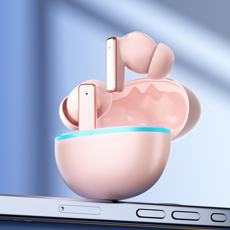 Y9 Wireless Bluetooth 6.0 Heavy Bass Earphones,pink