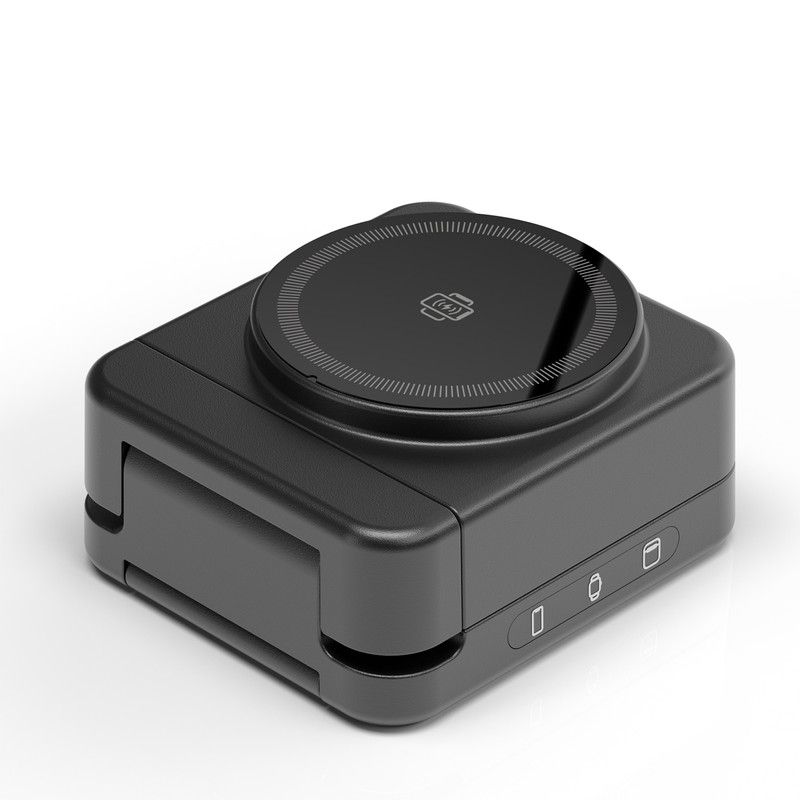 YF3 25W Foldable Rotatable Wireless Charger 3 in 1 Multi Device Charging Dock,black
