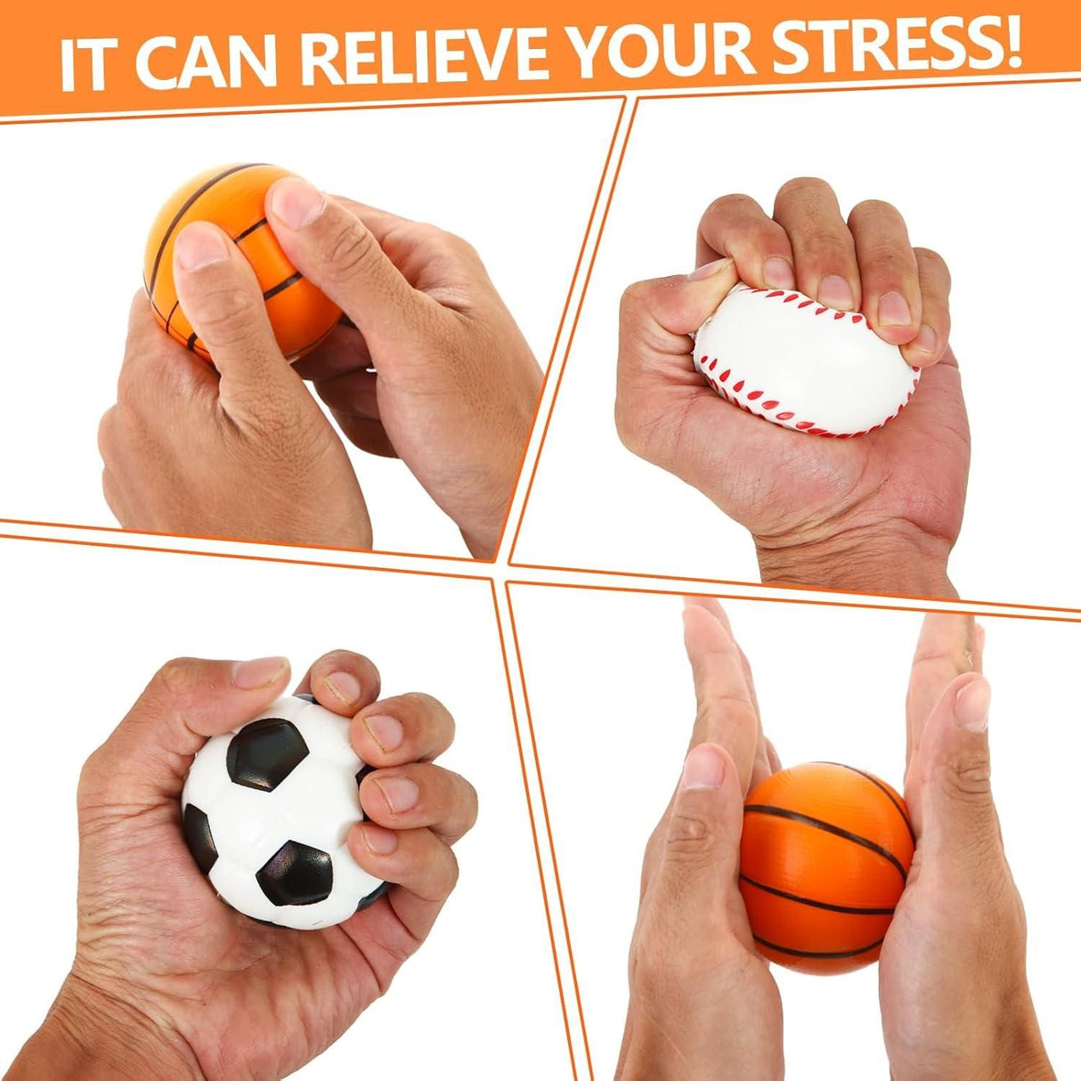 12 Pack 2.5-inch Stress Soccer Balls Small Soft Foam Sports Balls (6.3 cm, Black and White)