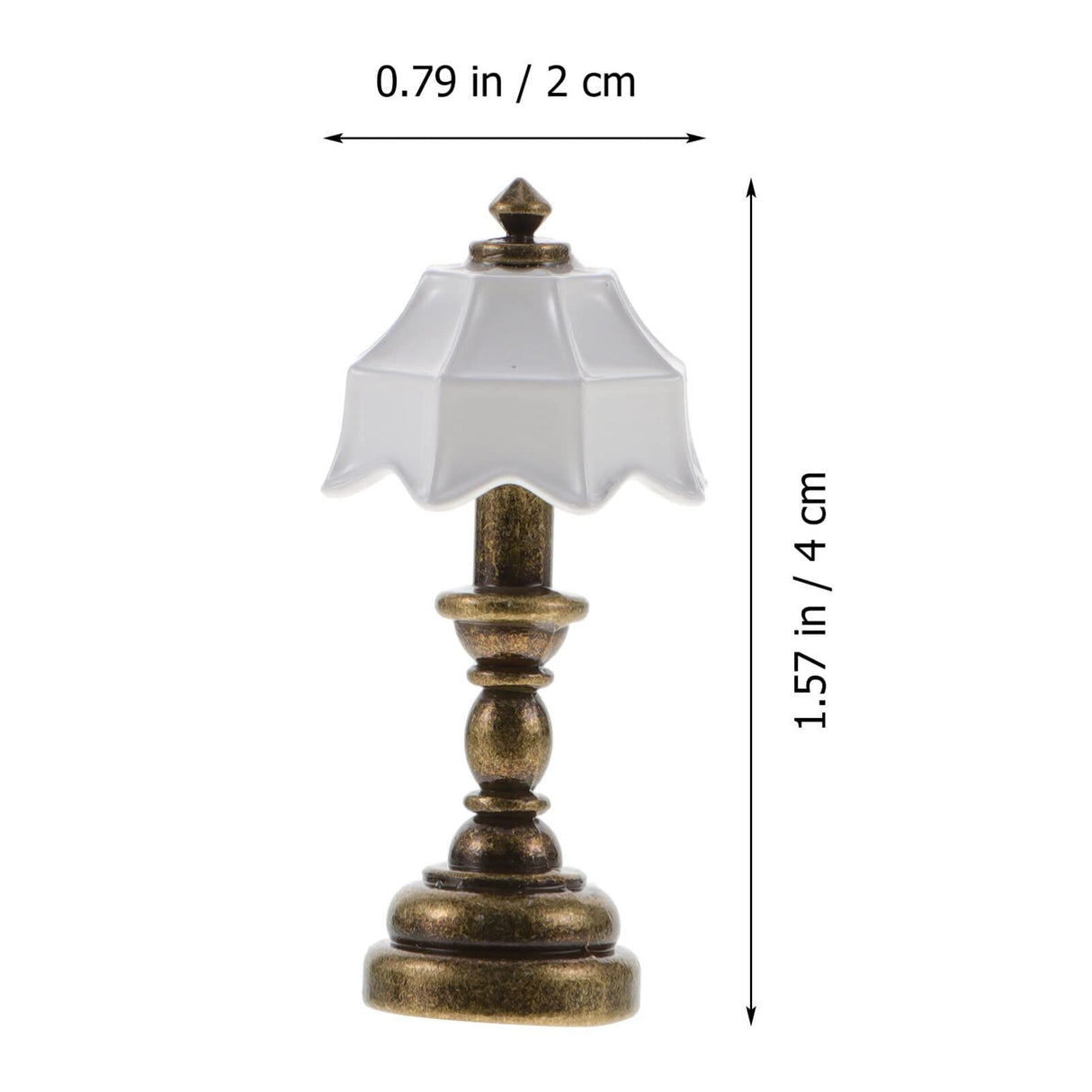 Miniature Lamp Dollhouse 2 Pcs Dollhouse Lamp 1 12 Scale, Dollhouse Mini Desk Lamp, Dollhouse Bedside Table LED Lamp Model