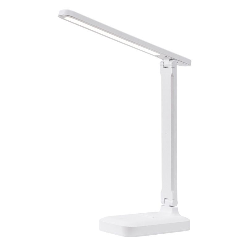 LED desk lamp wireless charging mini USB touch switch dimming control color adjustment (white) folding desk lamp
