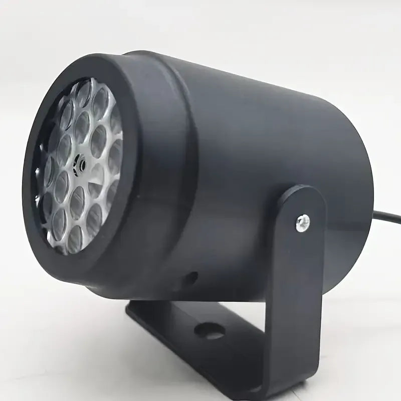 Christmas Projection Lamp, Sleek Black Matte Body, Compact & Portable, USB Powered, 20 Dynamic Rotating Patterns, Creates Colorful Dreamy Holiday Light Ambiance