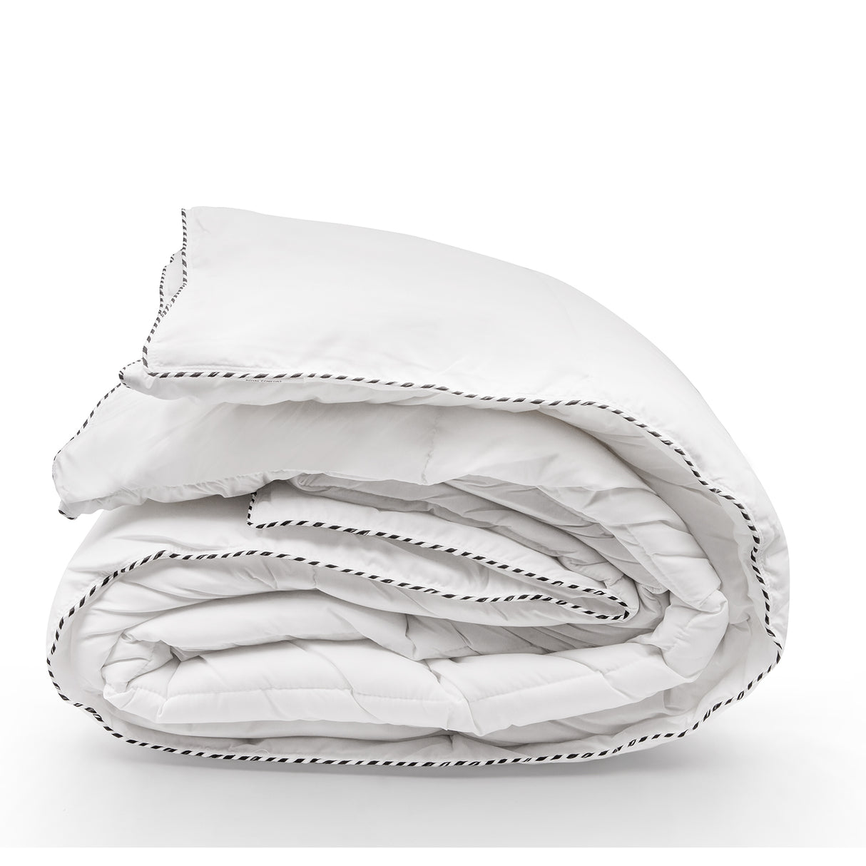 Royal Comfort Bamboo Blend Quilt 250GSM Luxury Duvet 100% Cotton Cover - Single - White