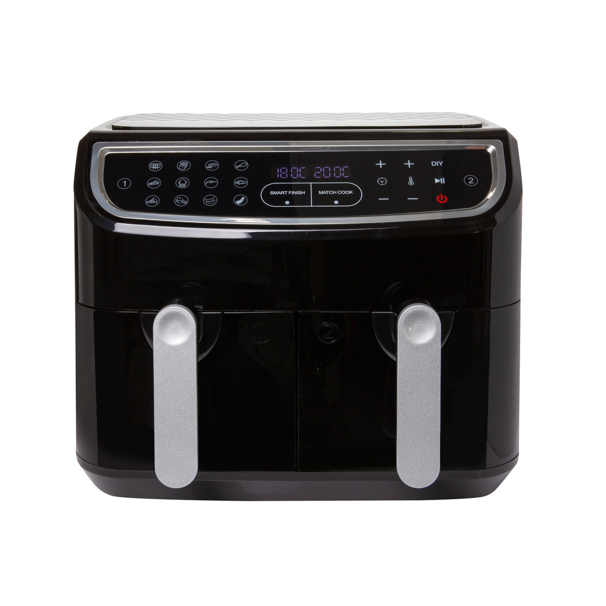Kitchen Couture DUO 2-Basket 12-in-1 Digital Air Fryer 2 x 4.5 Litre LED Display