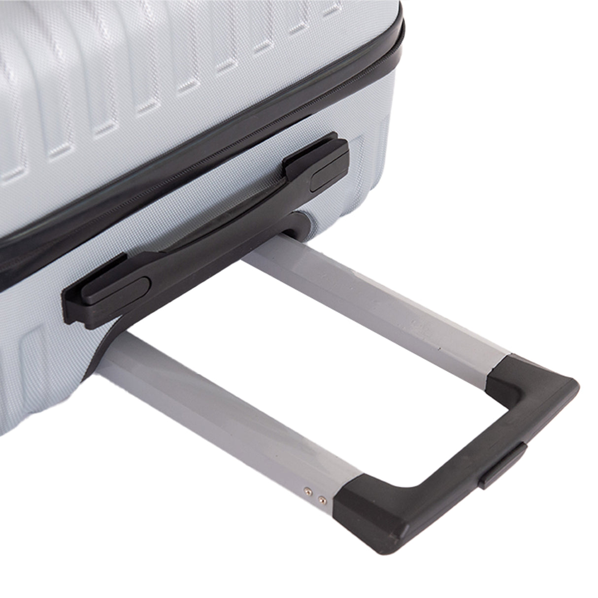 Milano Decor 3 Piece Luggage Set Travel Hard Case 20 24 28 Hard Case Durable - Silver