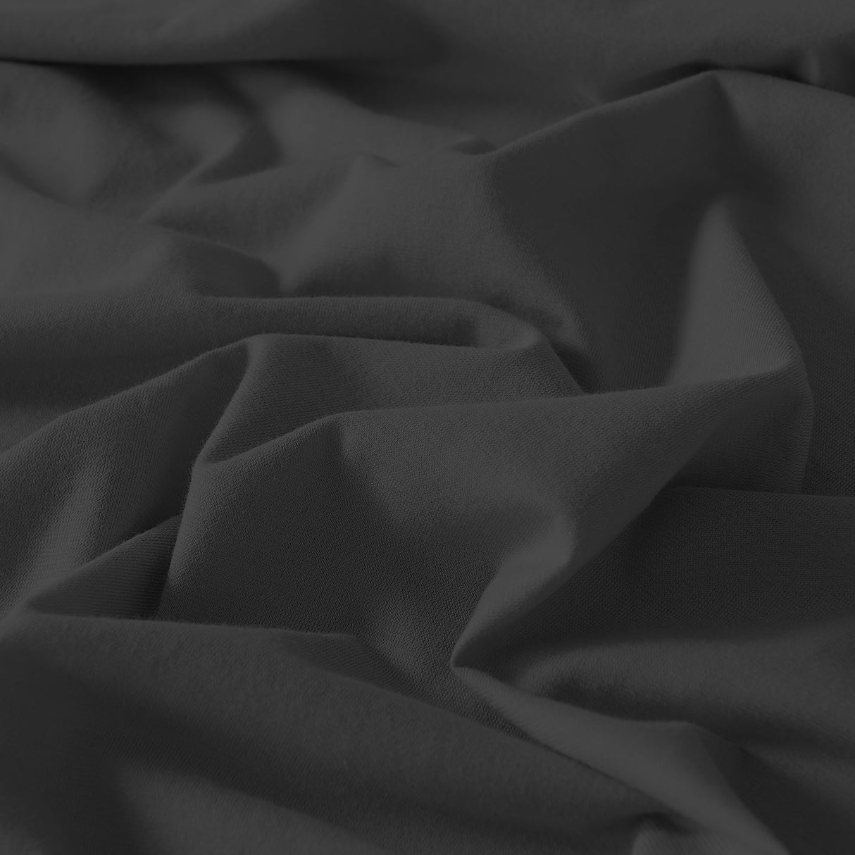 Royal Comfort 100% Jersey Cotton Quilt Cover Set Ultra Soft Bedding Luxurious - King - Charcoal Marle