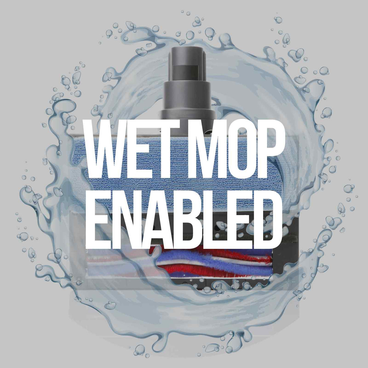 MyGenie H20 PRO Wet Mop 2-IN-1 Cordless Stick Vacuum Cleaner Handheld Recharge - Red