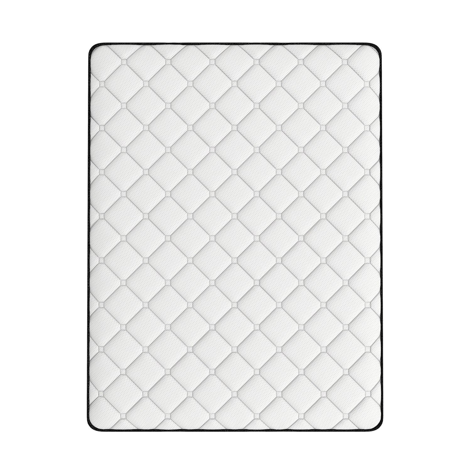 Comforpedic Mattress 5 Zone Medium Support Foam Bonnell Spring 21CM - Double - White  Black