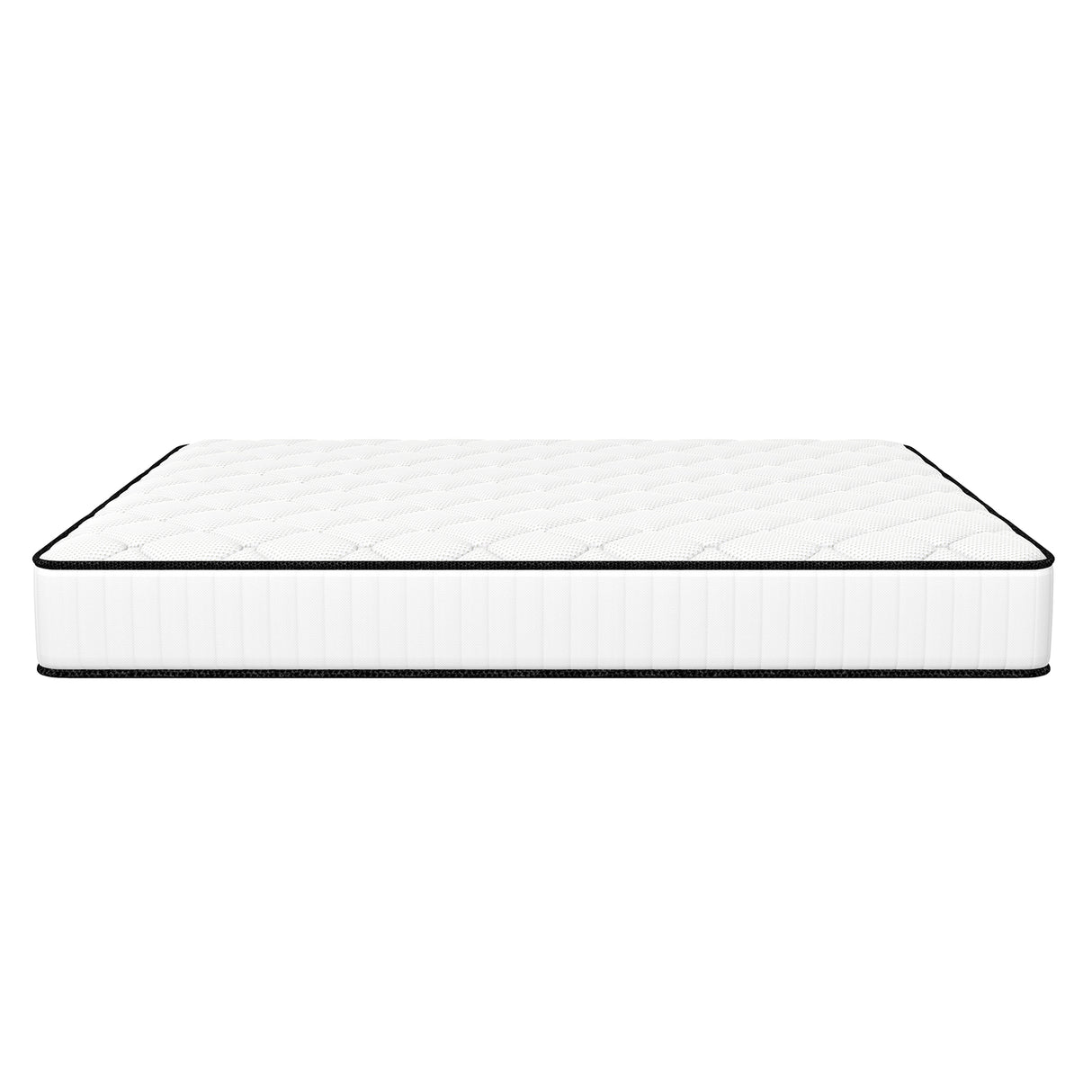 Comforpedic Mattress 5 Zone Medium Support Foam Bonnell Spring 21CM - Double - White Black