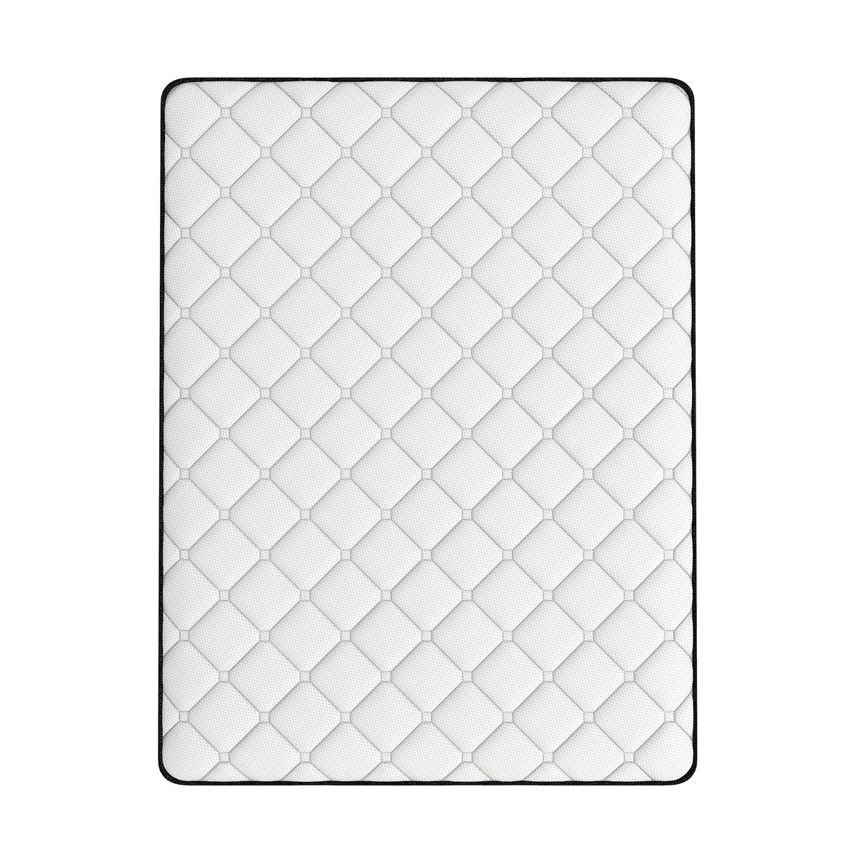 Comforpedic Mattress 5 Zone Medium Support Foam Bonnell Spring 21CM - Queen - White Black