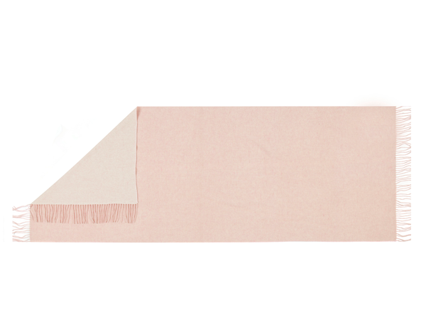 Chiswick Luxe Cashmere-Merino Blend Scarf - Elegant Blush Hue