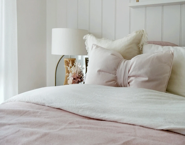 Cashmere & Merino Wool Blush Kensington Luxury Throw Blanket