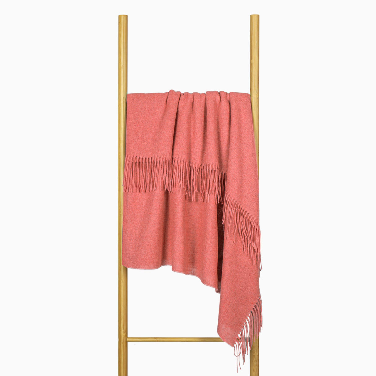 Peach Merino Wool Blend Throw - Paddington Collection