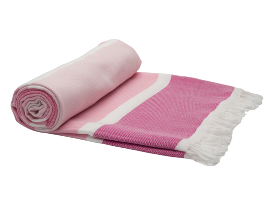 Sorrento Quick-Dry Turkish Cotton Beach Towel - Candy Delight