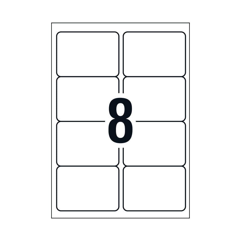 AVERY Gen Label L7165GU 8-Per-Page Box of 100