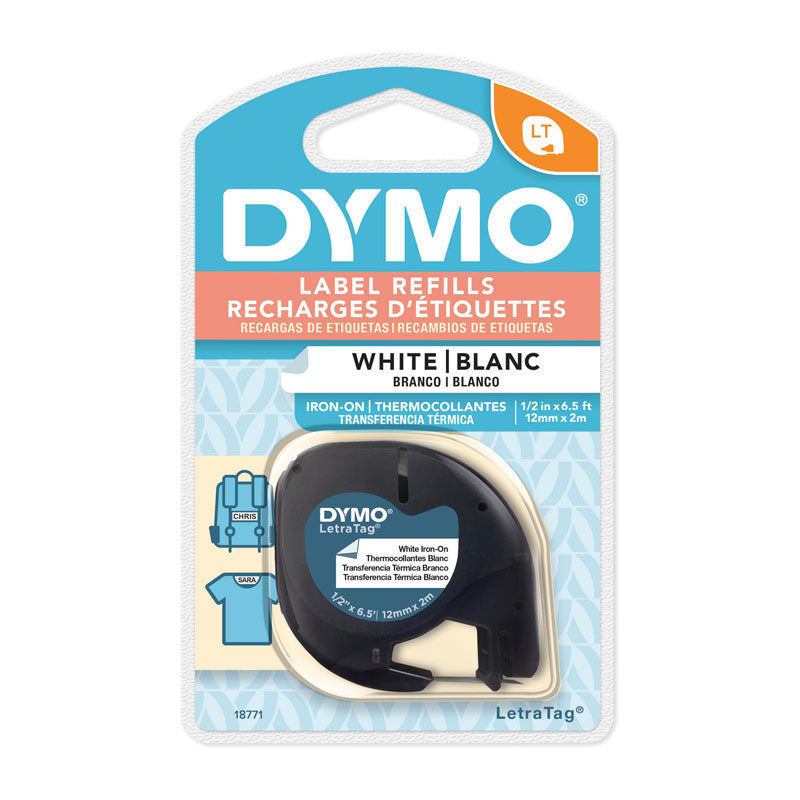 DYMO LetraTag 12mm Iron-On Tape - 2M Length