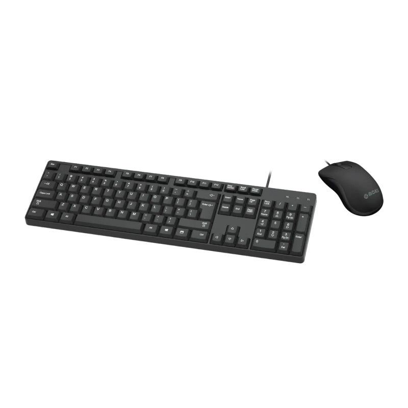 MOKI Wired Keyboard and Mouse Set