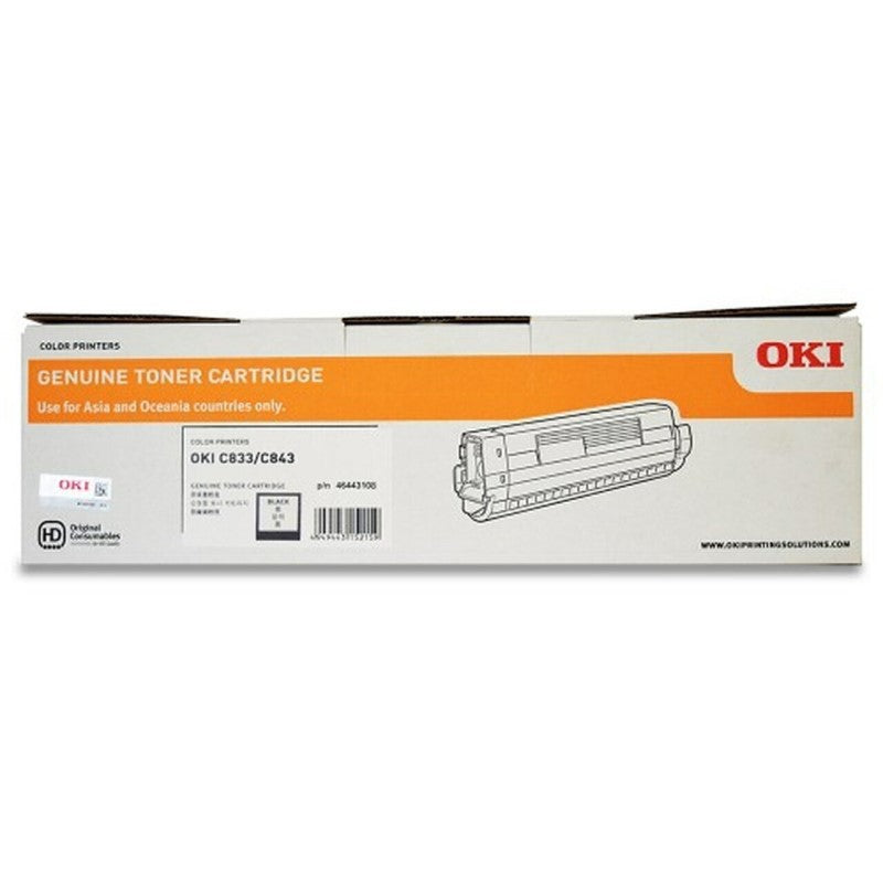 OKI C833N High-Yield Black Toner Cartridge