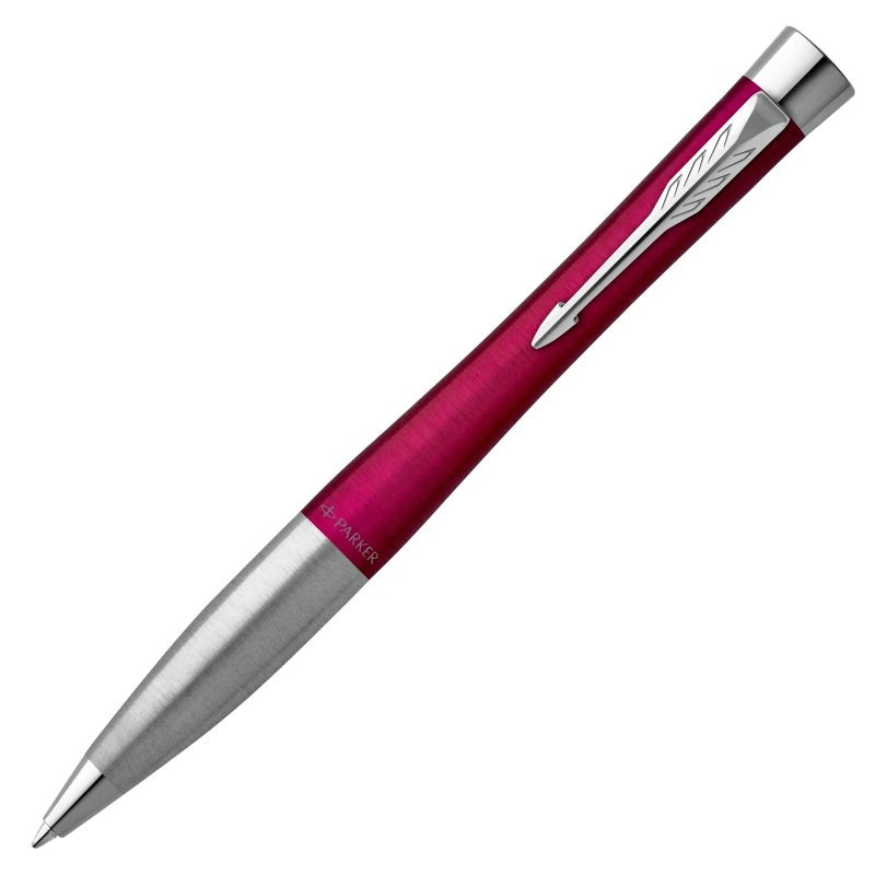 PARKER Urban Twist Ballpoint Pen - Vibrant Magenta with Chrome Trim