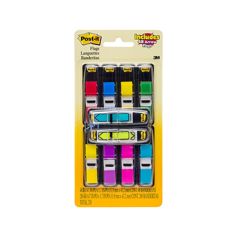 Post-It Flags Assorted Value Pack - 10 Count