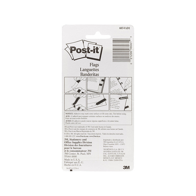 Post-It Flags Assorted Value Pack - 10 Count